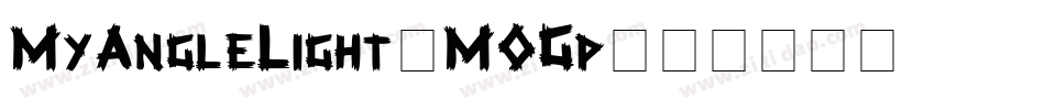 MyAngleLight-M0Gp字体转换