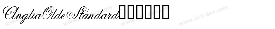 AngliaOldeStandard字体转换
