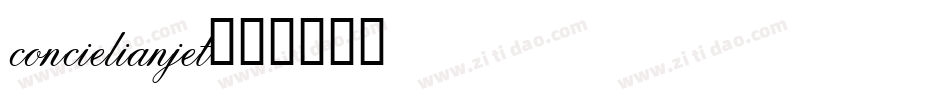 concielianjet字体转换