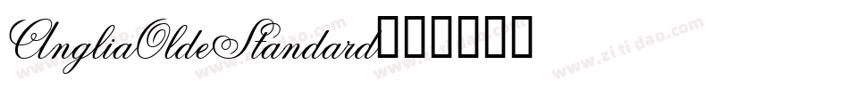 AngliaOldeStandard字体转换