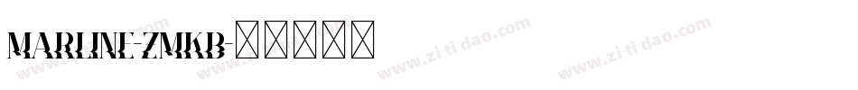 Marline-ZmKB字体转换