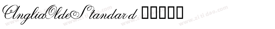 AngliaOldeStandard字体转换
