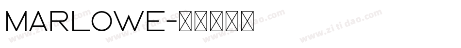 Marlowe字体转换