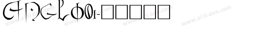 ANGLOS1字体转换