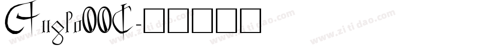 AngloSSK字体转换