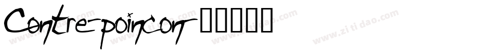 Contre-poincon字体转换