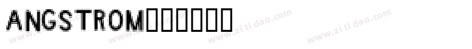 Angstrom字体转换