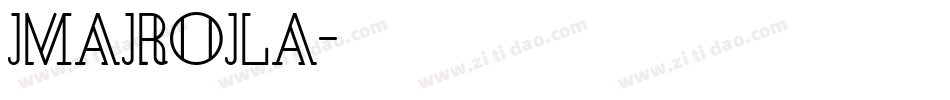 Marola字体转换