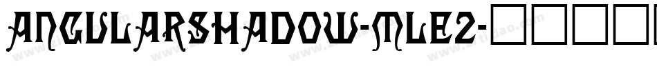 AngularShadow-mLE2字体转换