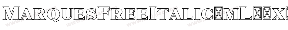 MarquesFreeItalic-mL17x字体转换