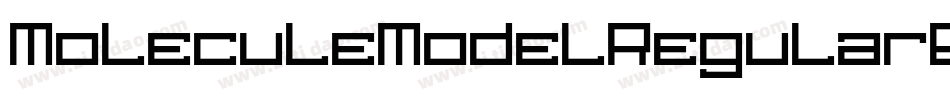 MoleculeModelRegularE-2gW3字体转换