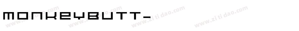 Monkeybutt字体转换