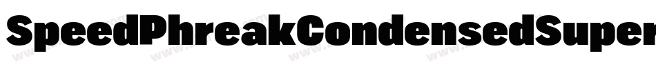 SpeedPhreakCondensedSuperItalic-vmnZM字体转换