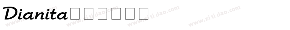 Dianita字体转换