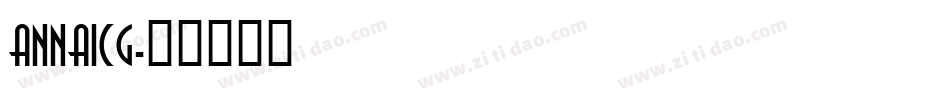 AnnaICG字体转换