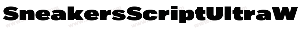 SneakersScriptUltraWide字体转换