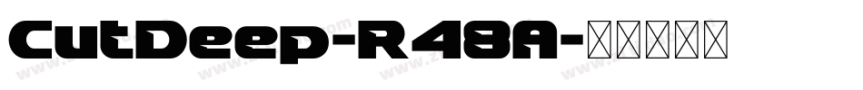 CutDeep-R48A字体转换
