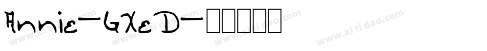 Annie-GXeD字体转换