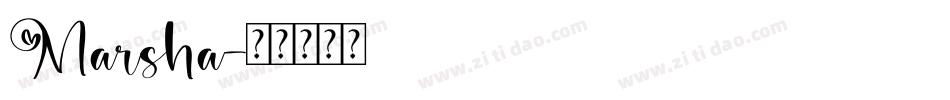 Marsha字体转换
