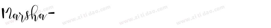 Marsha字体转换