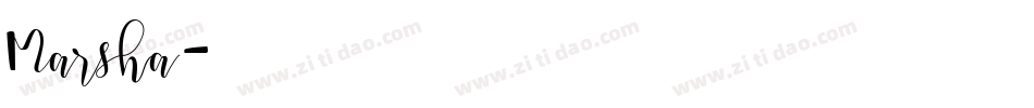 Marsha字体转换