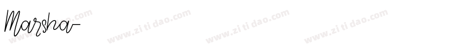 Marsha字体转换