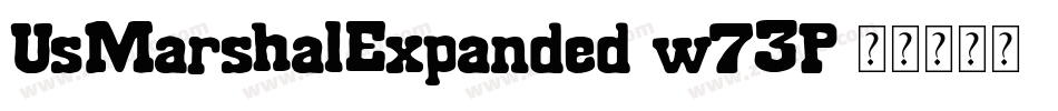 UsMarshalExpanded-w73P字体转换