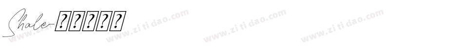 Shale字体转换