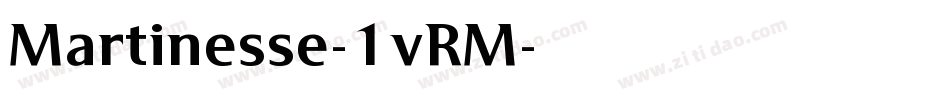 Martinesse-1vRM字体转换