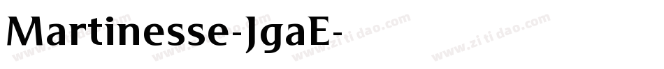 Martinesse-JgaE字体转换