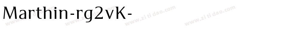 Marthin-rg2vK字体转换