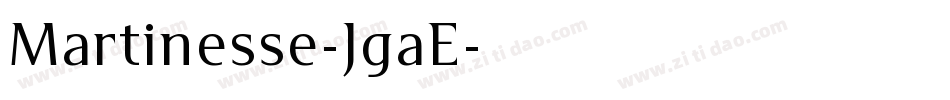 Martinesse-JgaE字体转换
