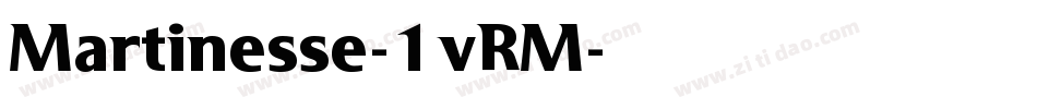Martinesse-1vRM字体转换