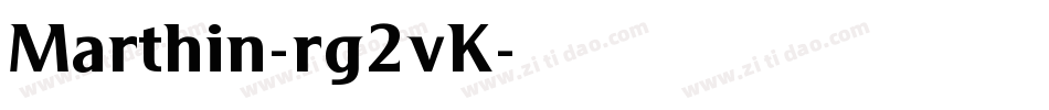 Marthin-rg2vK字体转换