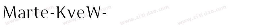Marte-KveW字体转换