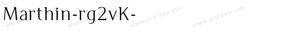 Marthin-rg2vK字体转换