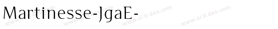 Martinesse-JgaE字体转换
