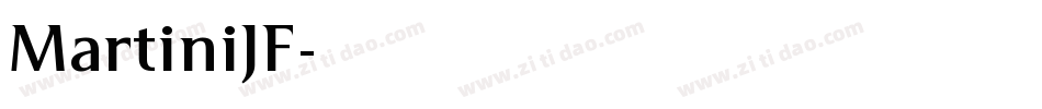 MartiniJF字体转换