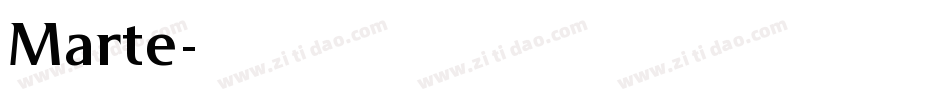 Marte字体转换