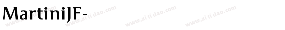 MartiniJF字体转换