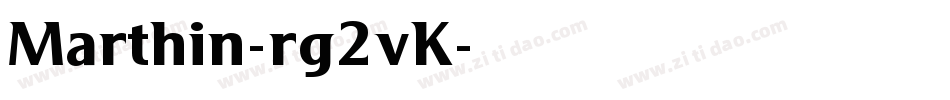 Marthin-rg2vK字体转换