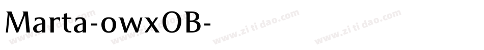 Marta-owxOB字体转换