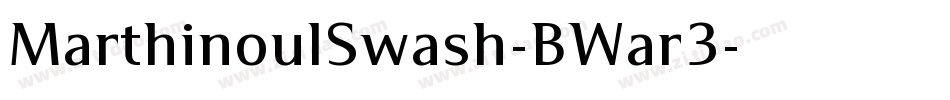 MarthinoulSwash-BWar3字体转换