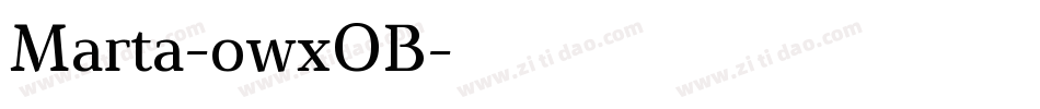 Marta-owxOB字体转换