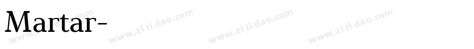 Martar字体转换