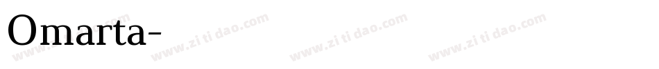 Omarta字体转换