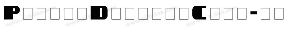 PlanksDisplayCaps字体转换