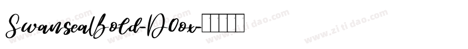 SwanseaBold-D0ox字体转换