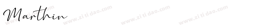 Marthin字体转换