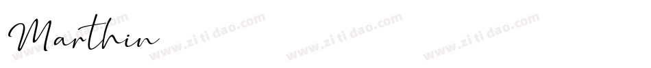 Marthin字体转换